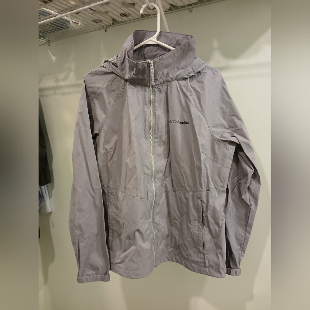 Columbia Grey Windbreaker